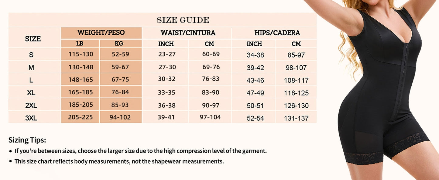 Elysra Sculpt Bodysuit – Colombian Full Body Shaper with Tummy Control & Lift